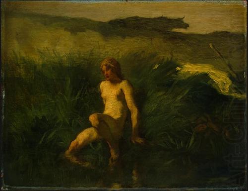 Jean-Franc Millet The bather china oil painting image